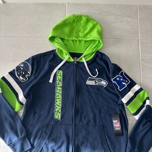 NWT NFL Seattle Seahawks Zip-up Jacket